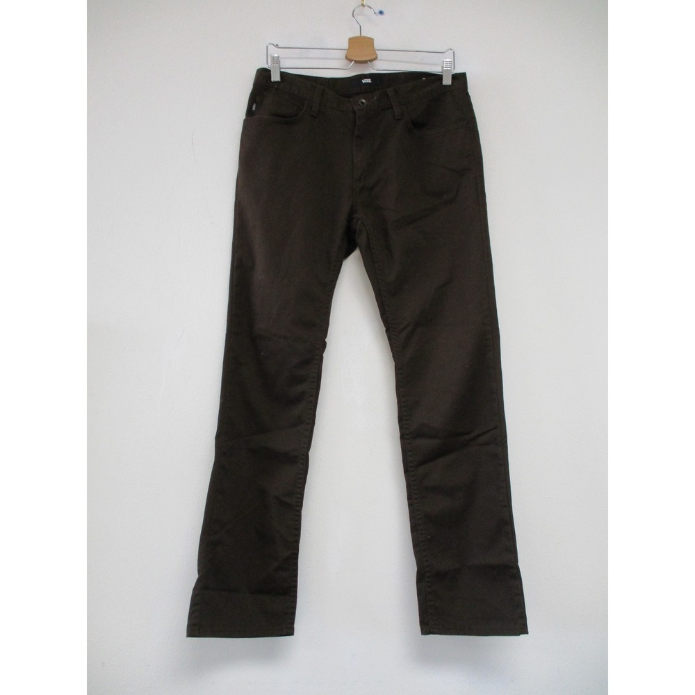 Vans Pants Men 31 Brown V56 Standard Chino Skate Utility VN0002HH3N1